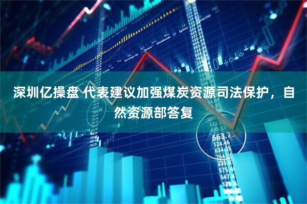 深圳亿操盘 代表建议加强煤炭资源司法保护，自然资源部答复